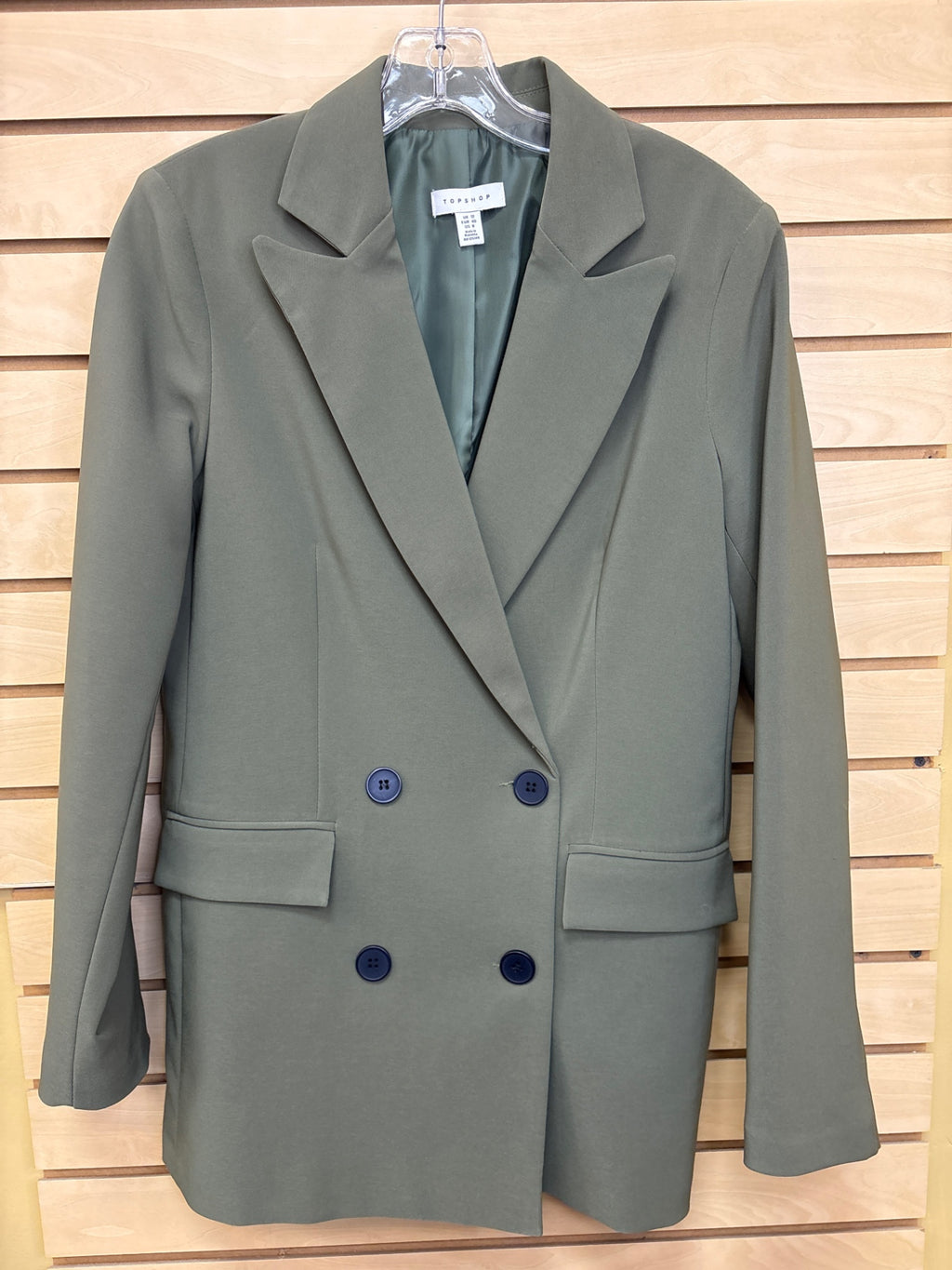 Topshop Jacket Olive Green