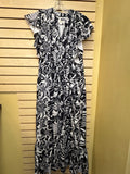 Anthropologie Dress Black and white