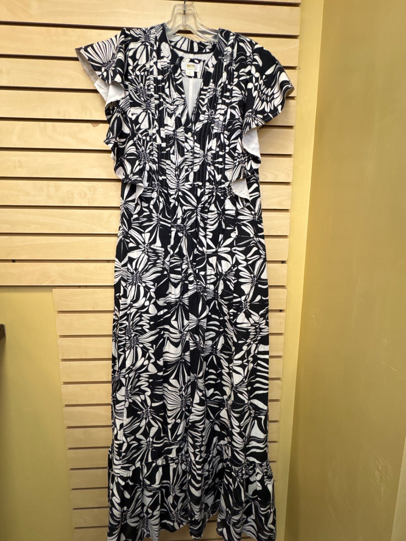 Anthropologie Dress Black and white