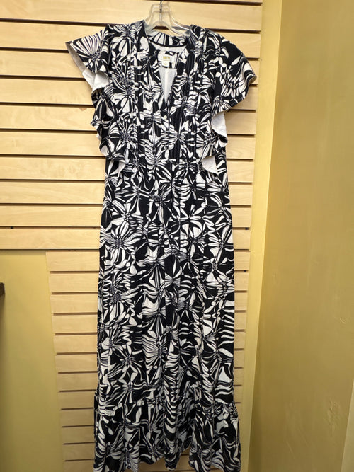 Anthropologie Dress Black and white