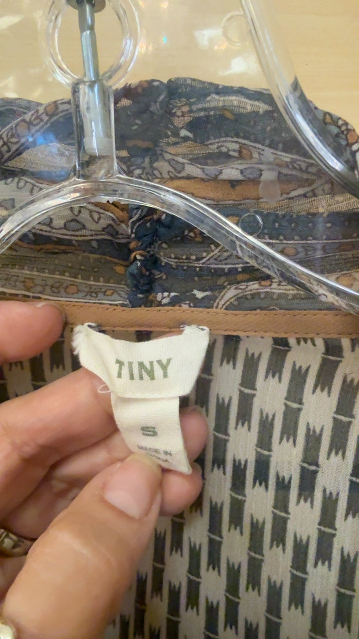 Anthropologie Top Small Grey