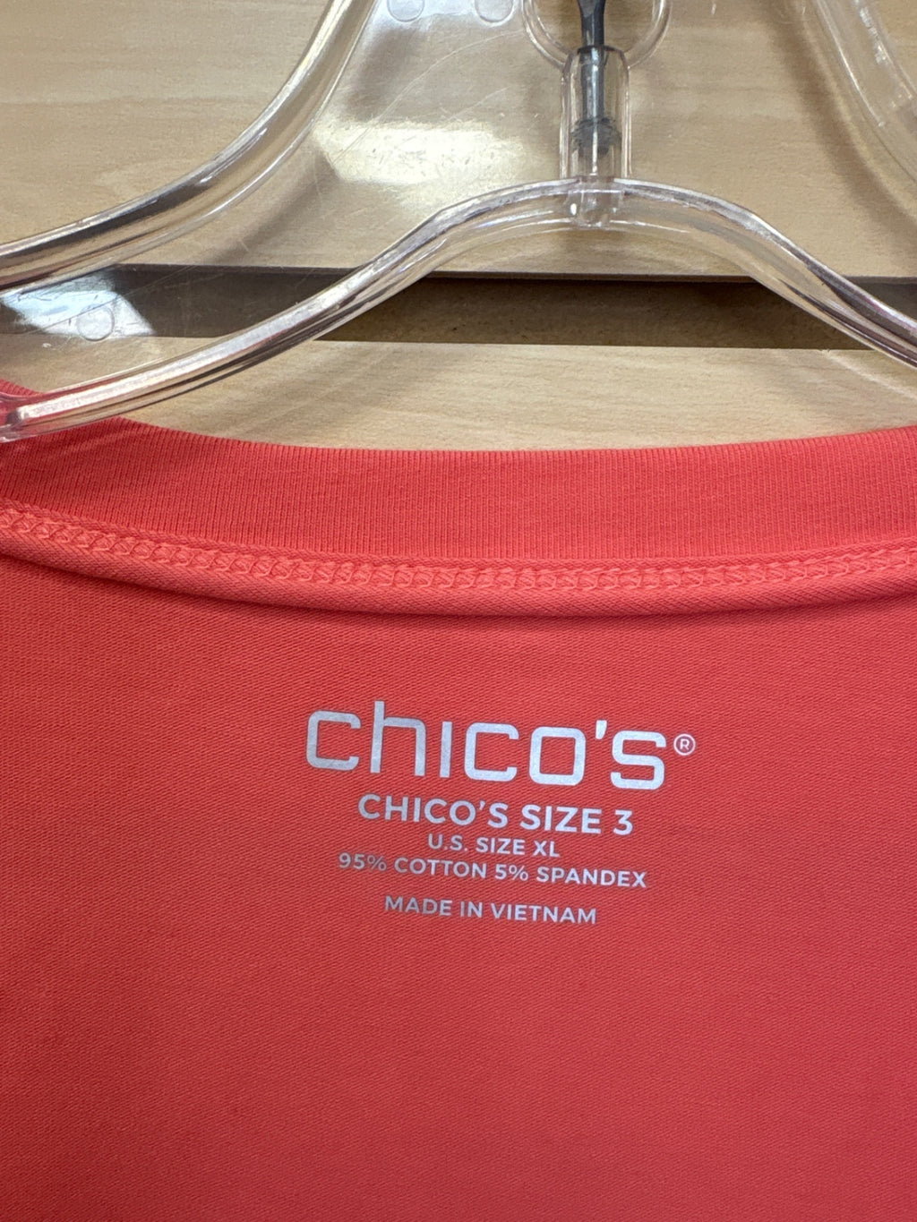 Chico's Top Coral as is