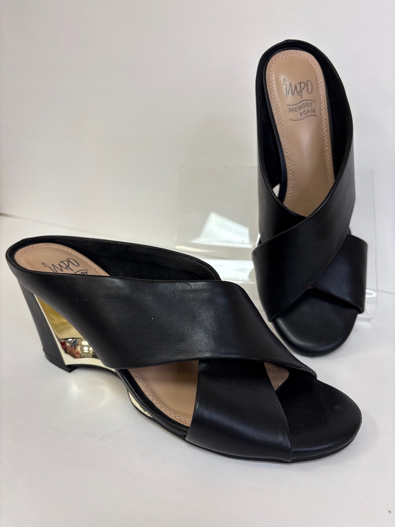 IMPO Sandals Black as is