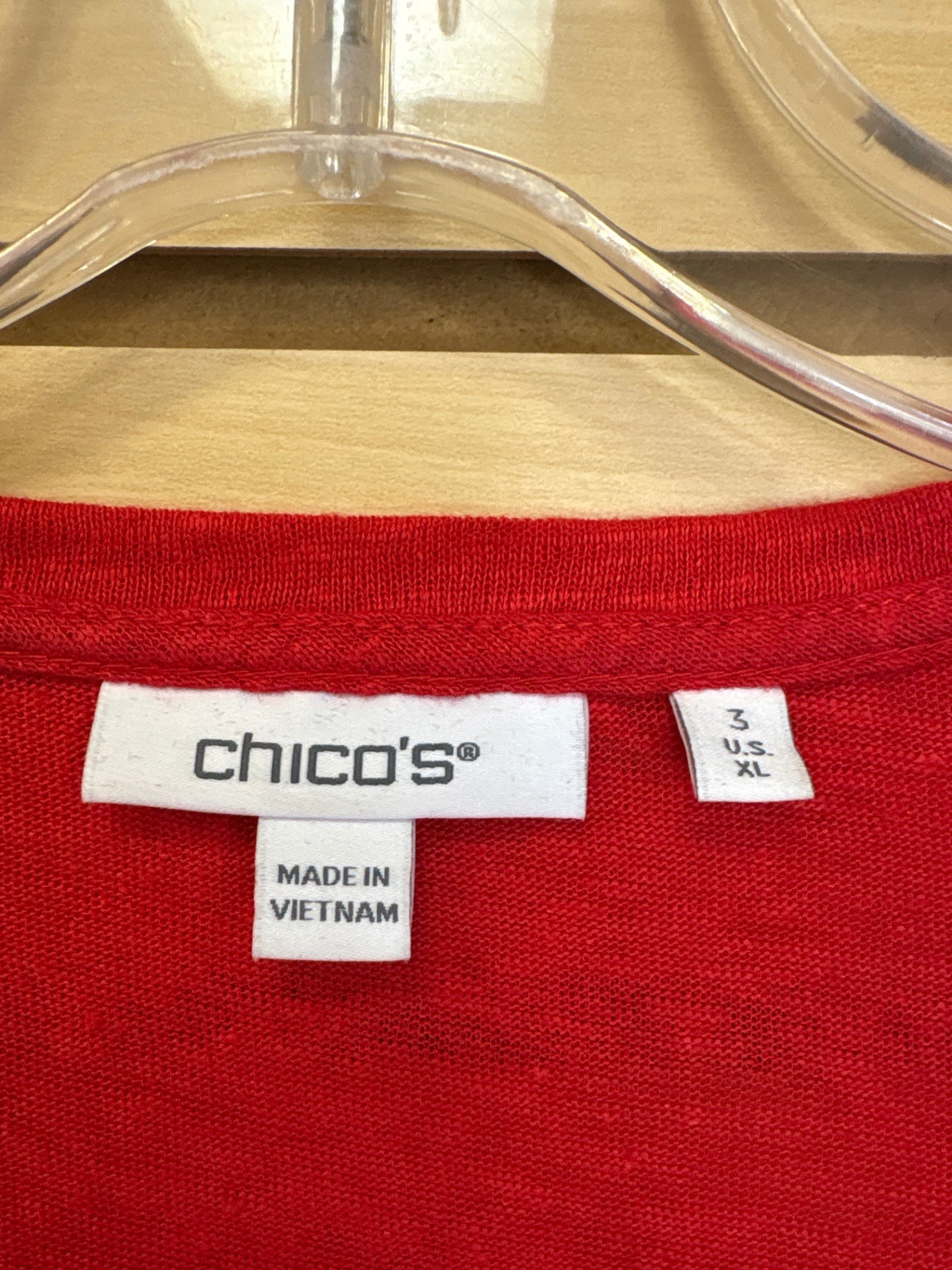 Chico's Top Red