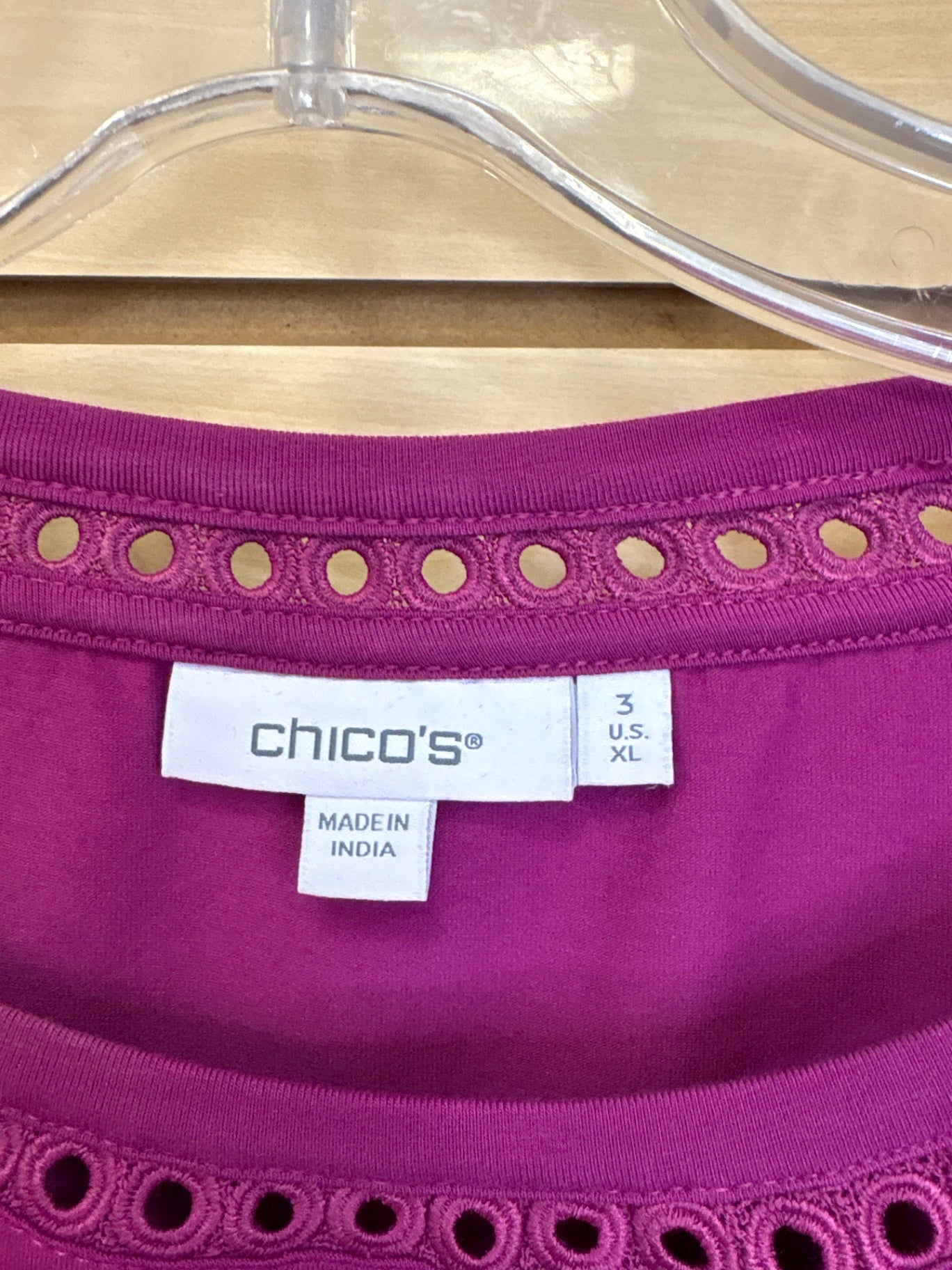 Chico's Top Purple as is