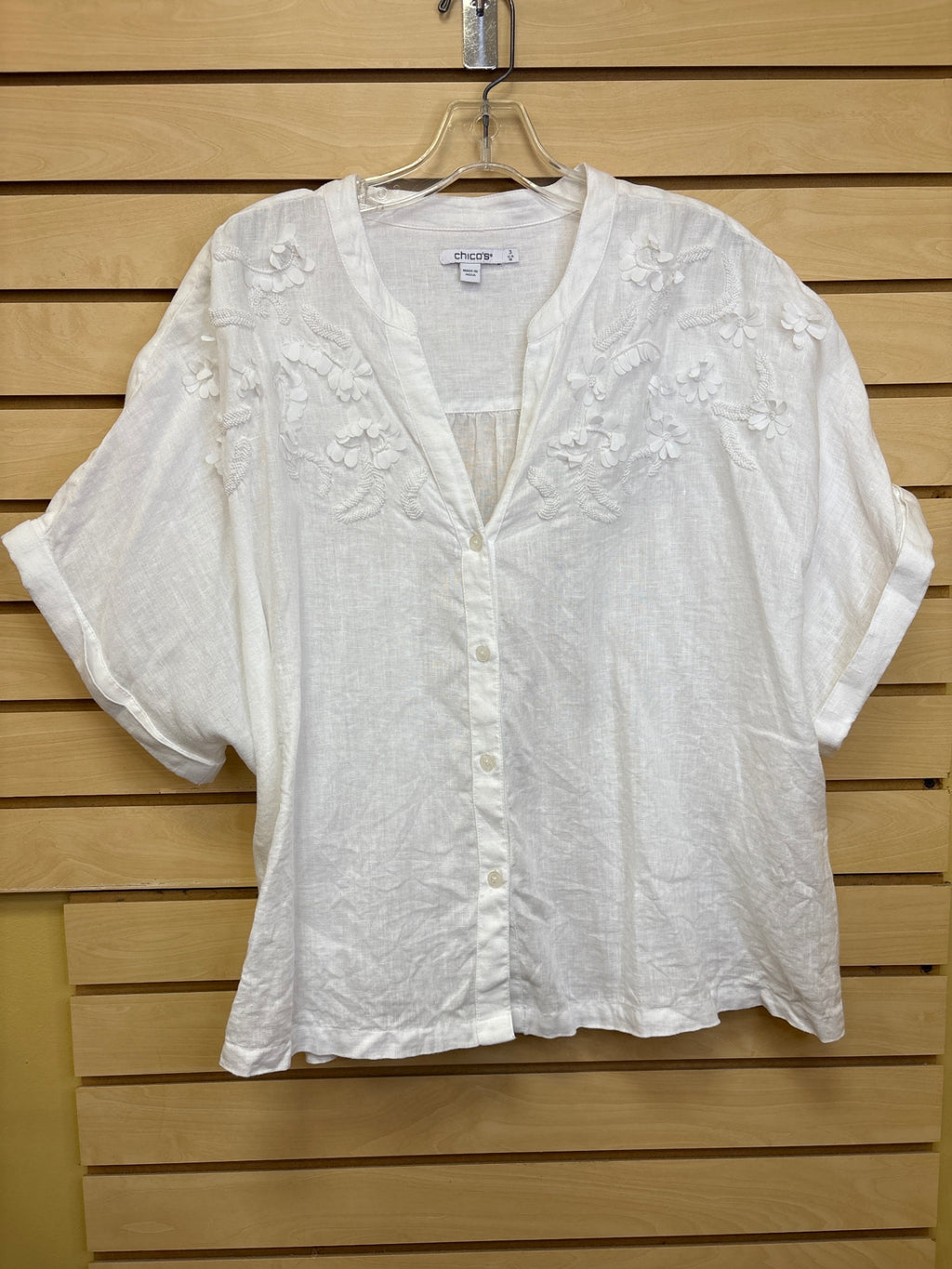 Chico's Blouse White