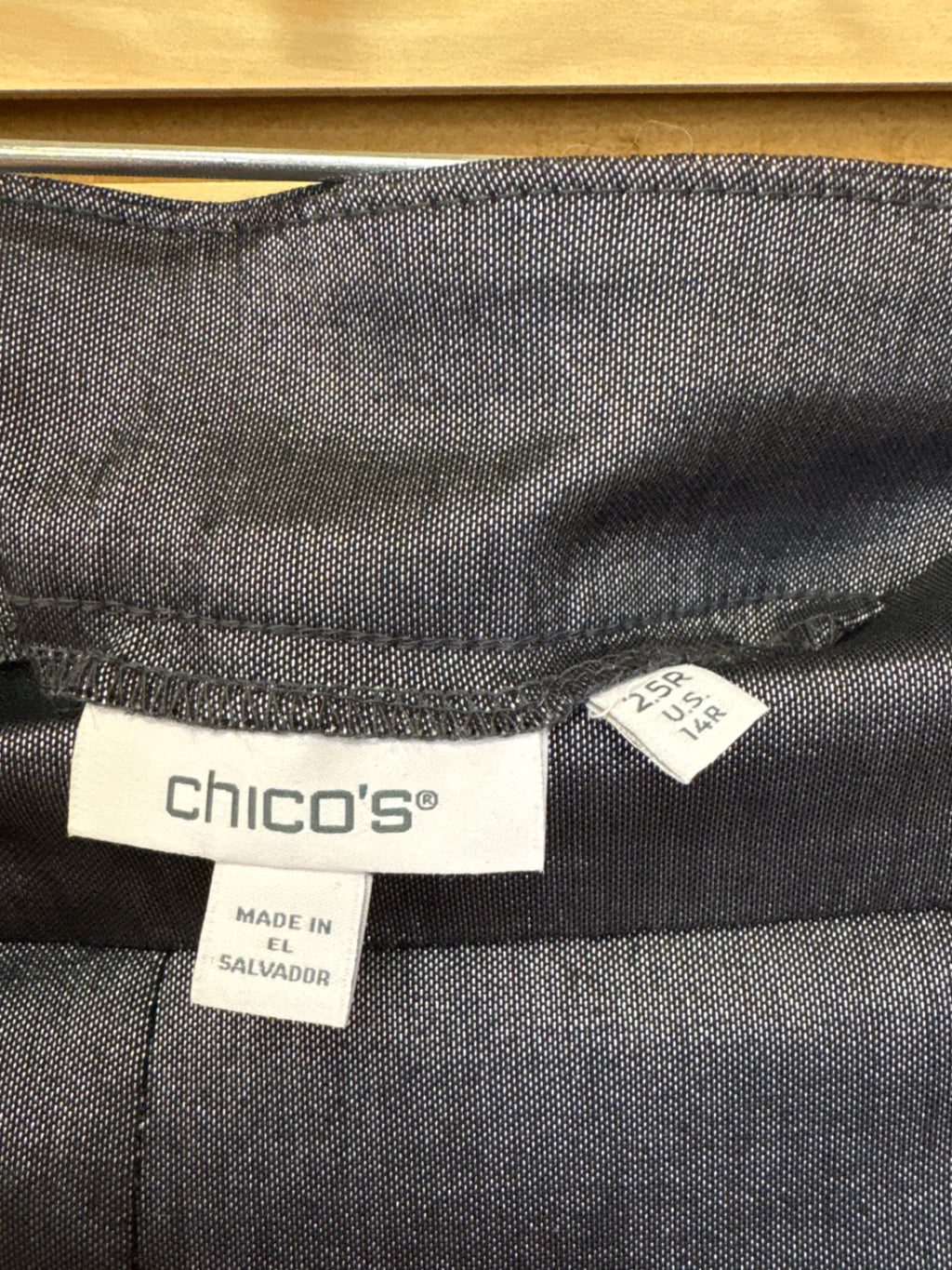 Chico's Pants Dark silver gray