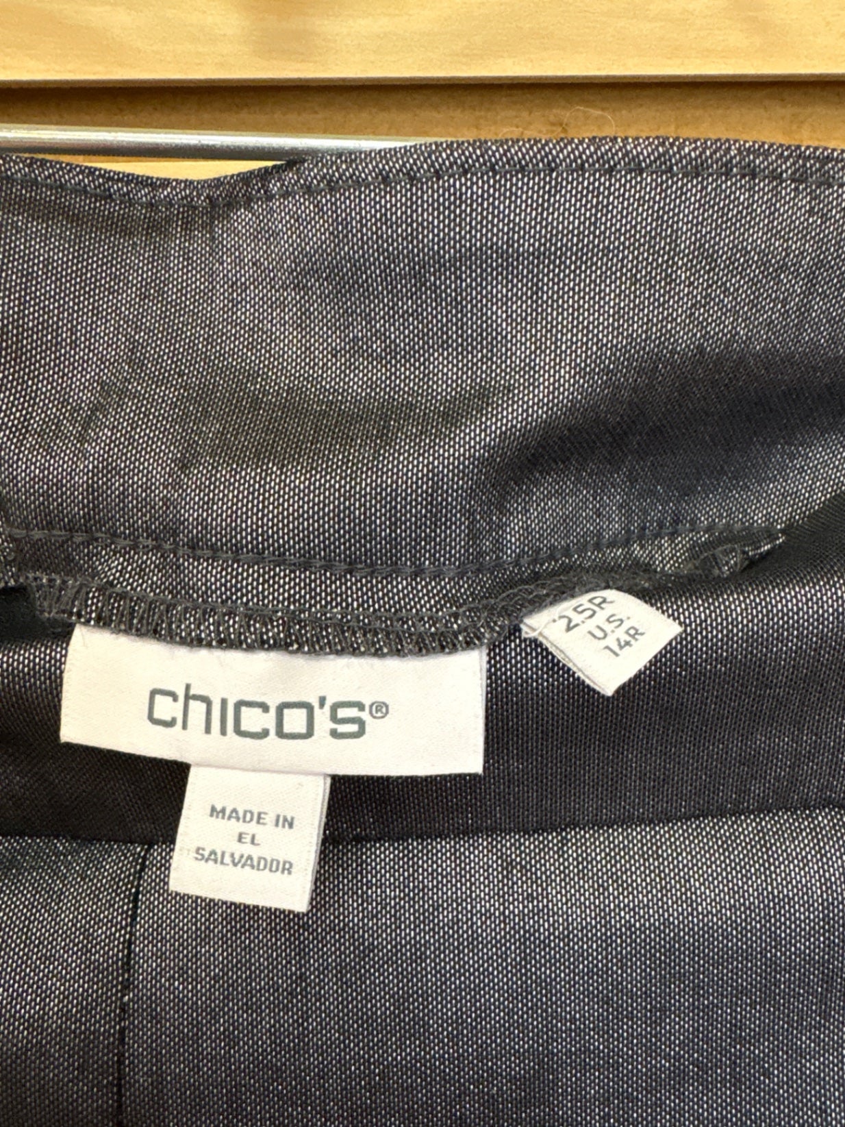 Chico's Pants Dark silver gray