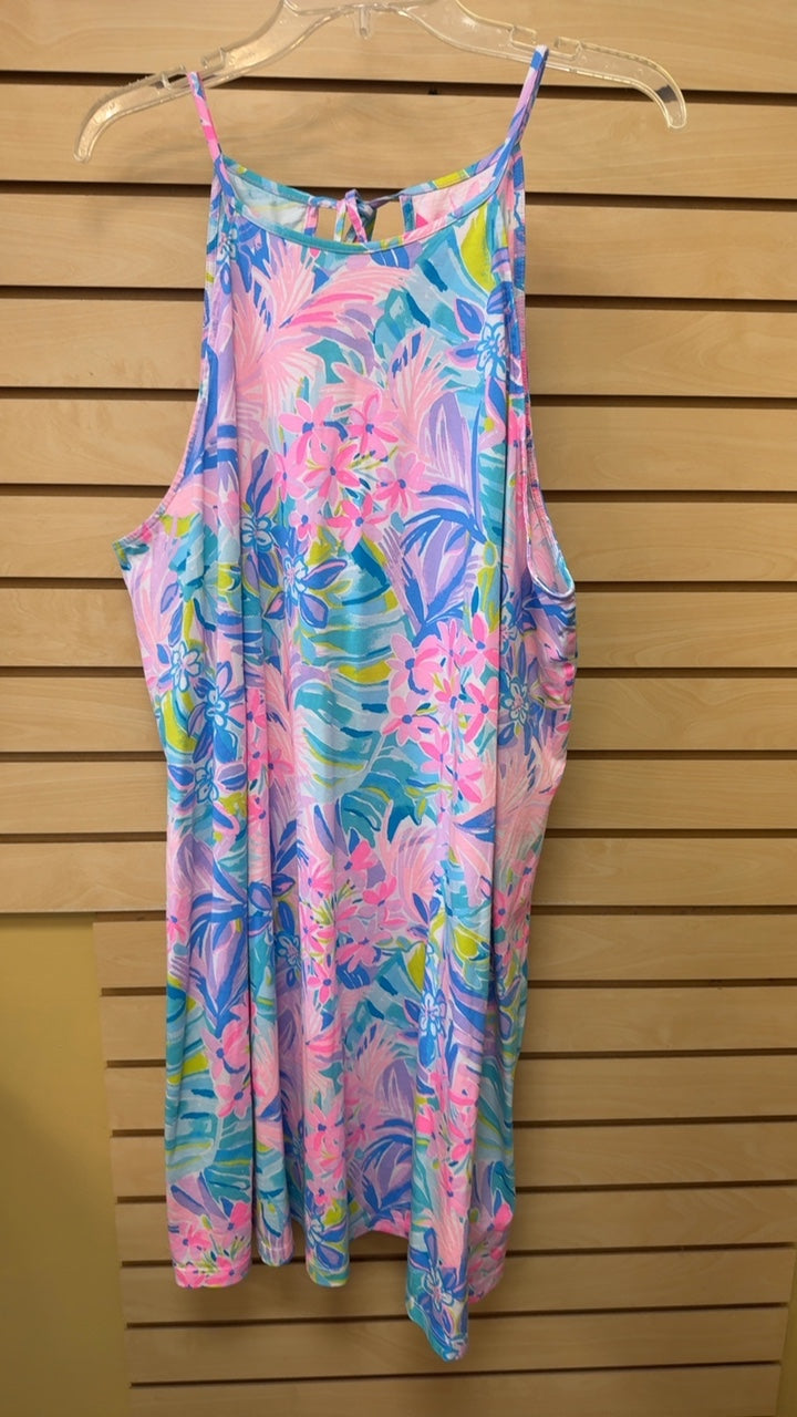 Lilly Pulitzer Dress 1x Pink, Blue, Green, Yellow